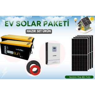 2340W Ev Solar Enerji Paketi – Off-Grid Güneş Enerji Sistemi  2340W Ev Solar Enerji Paketi – Off-Grid Güneş Enerji Sistemi